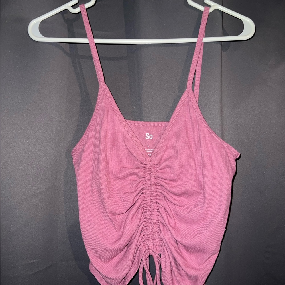 Pink tank top